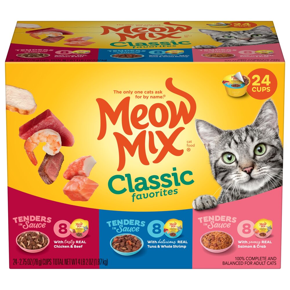 Meow mix wet food nutrition hot sale