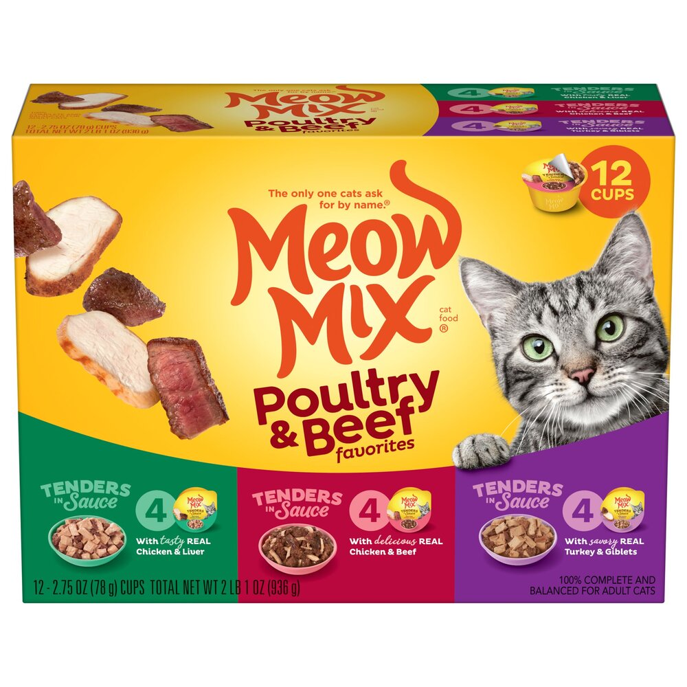 Meow mix poultry and beef store