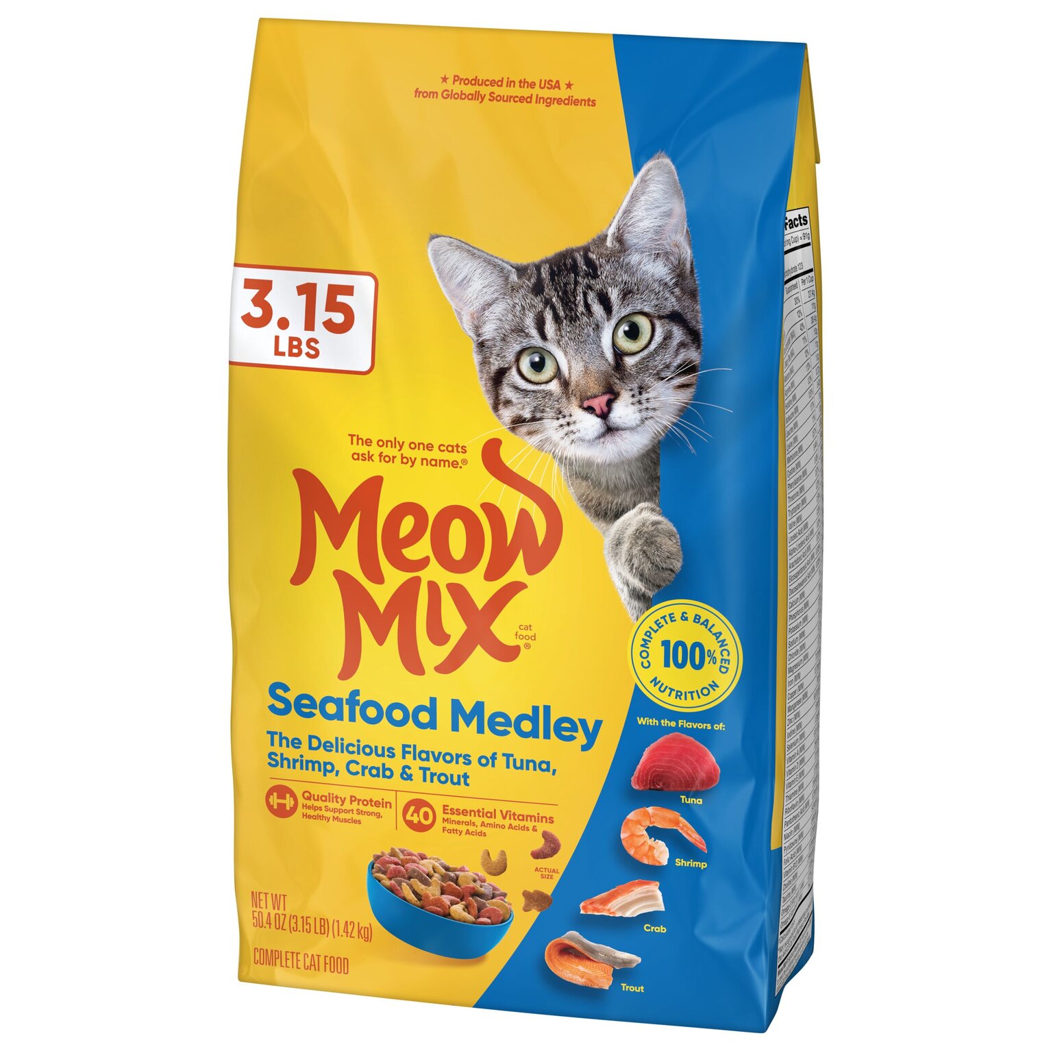 Seafood Medley Dry Cat Food