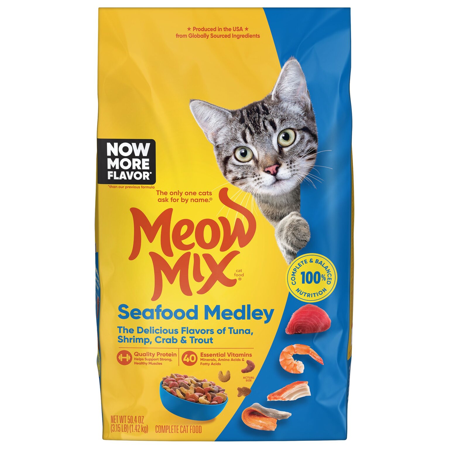 Seafood Medley Dry Cat Food