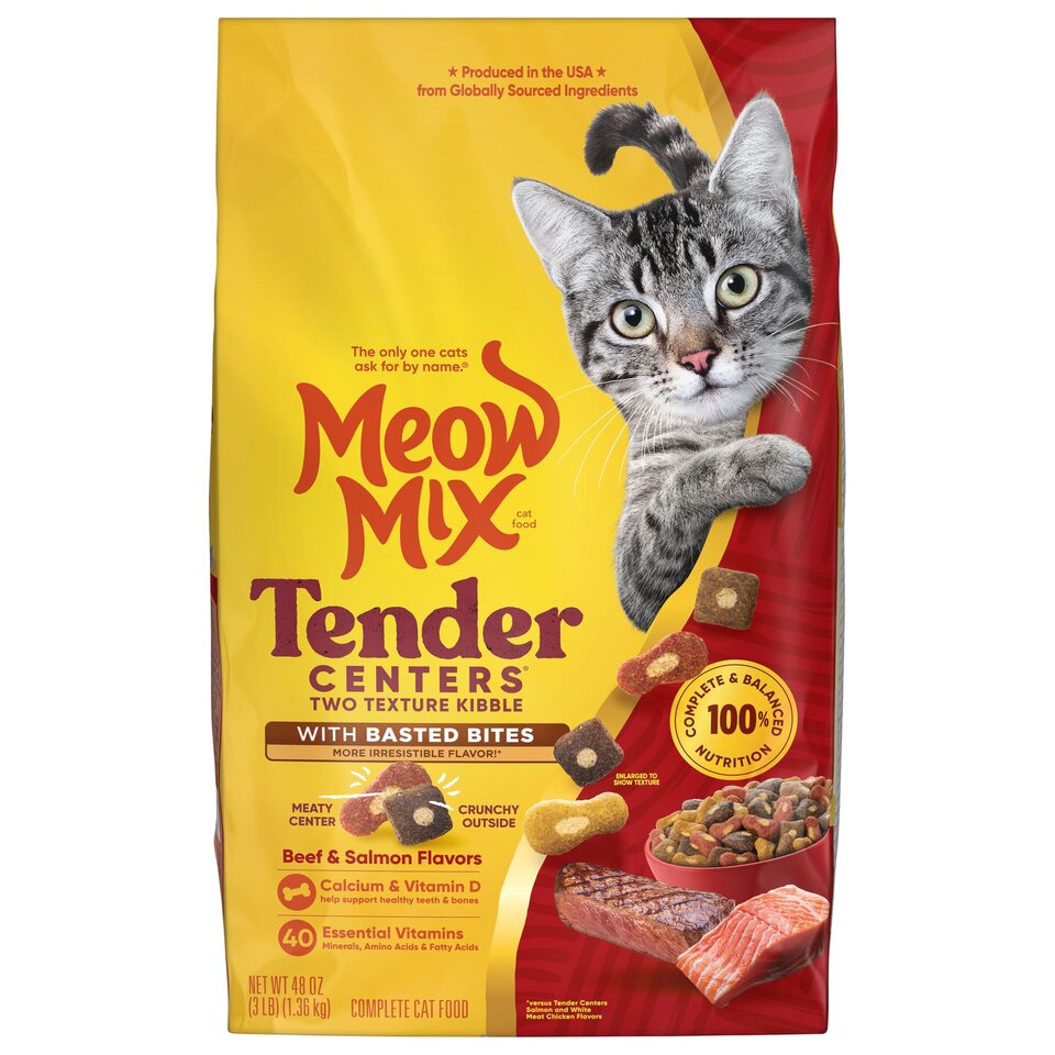 Tender Centers With Basted Bites Beef & Salmon Flavors Cat Food (216)